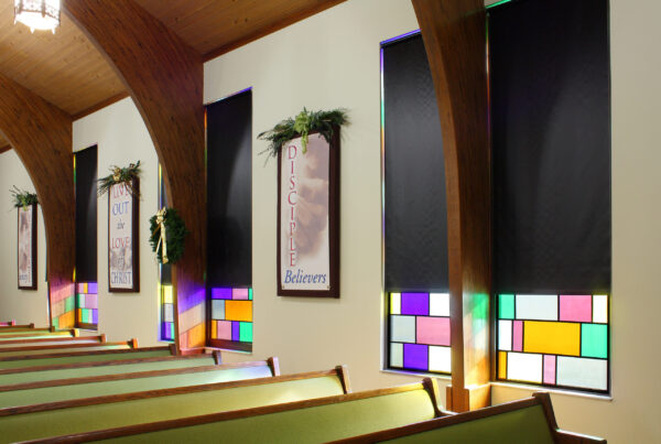 church window treatments