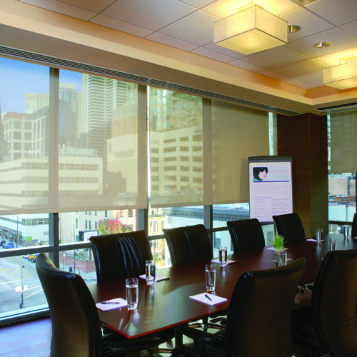 jacksonville office conference room window treatments