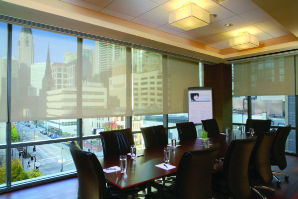 jacksonville office conference room window treatments
