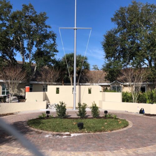 jacksonville commercial marine flag pole