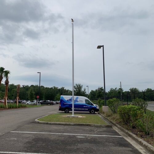 jacksonville commercial internal halyard flag pole