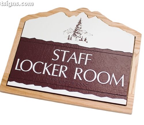 commercial signage locker room sign jacksonville