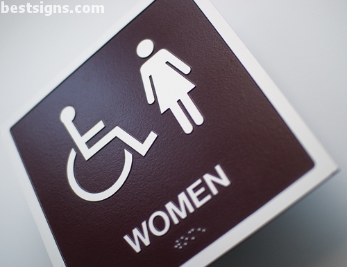 womens restroom handicapped signage jacksonville
